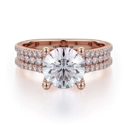 MICHAEL M Engagement Rings Rose Gold Strada R671-1.5 R671-1.5RG