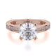 MICHAEL M Engagement Rings Rose Gold Strada R672-1.5 R672-1.5RG