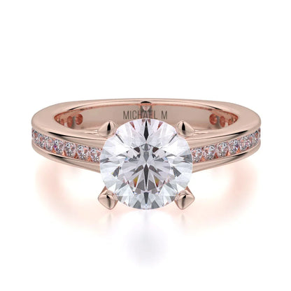 MICHAEL M Engagement Rings Rose Gold Strada R672-1.5 R672-1.5RG