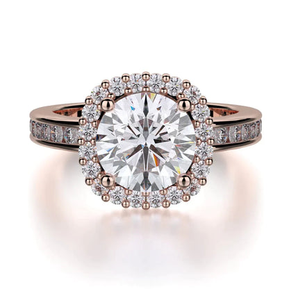 MICHAEL M Engagement Rings Rose Gold Strada R673-1.5 R673-1.5RG