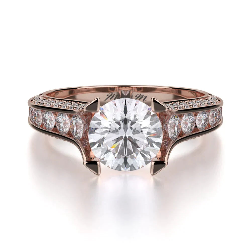 MICHAEL M Engagement Rings Rose Gold Strada R678-1.5 R678-1.5RG