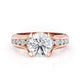 MICHAEL M Engagement Rings Rose Gold Strada R680-2 R680-2RG