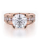 MICHAEL M Engagement Rings Rose Gold Strada R680-2 R680-2RG