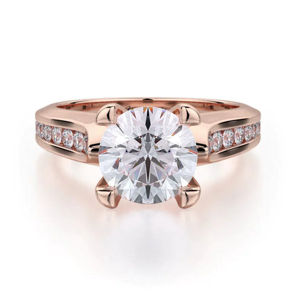 MICHAEL M Engagement Rings Rose Gold Strada R684-1.5 R684-1.5RG