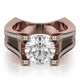 MICHAEL M Engagement Rings Rose Gold Strada R757-2 R757-2RG