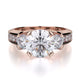 MICHAEL M Engagement Rings Rose Gold Trinity R422-2 R422-2RG