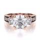 MICHAEL M Engagement Rings Rose Gold Trinity R429-2 R429-2RG