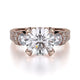 MICHAEL M Engagement Rings Rose Gold Trinity R475-2 R475-2RG