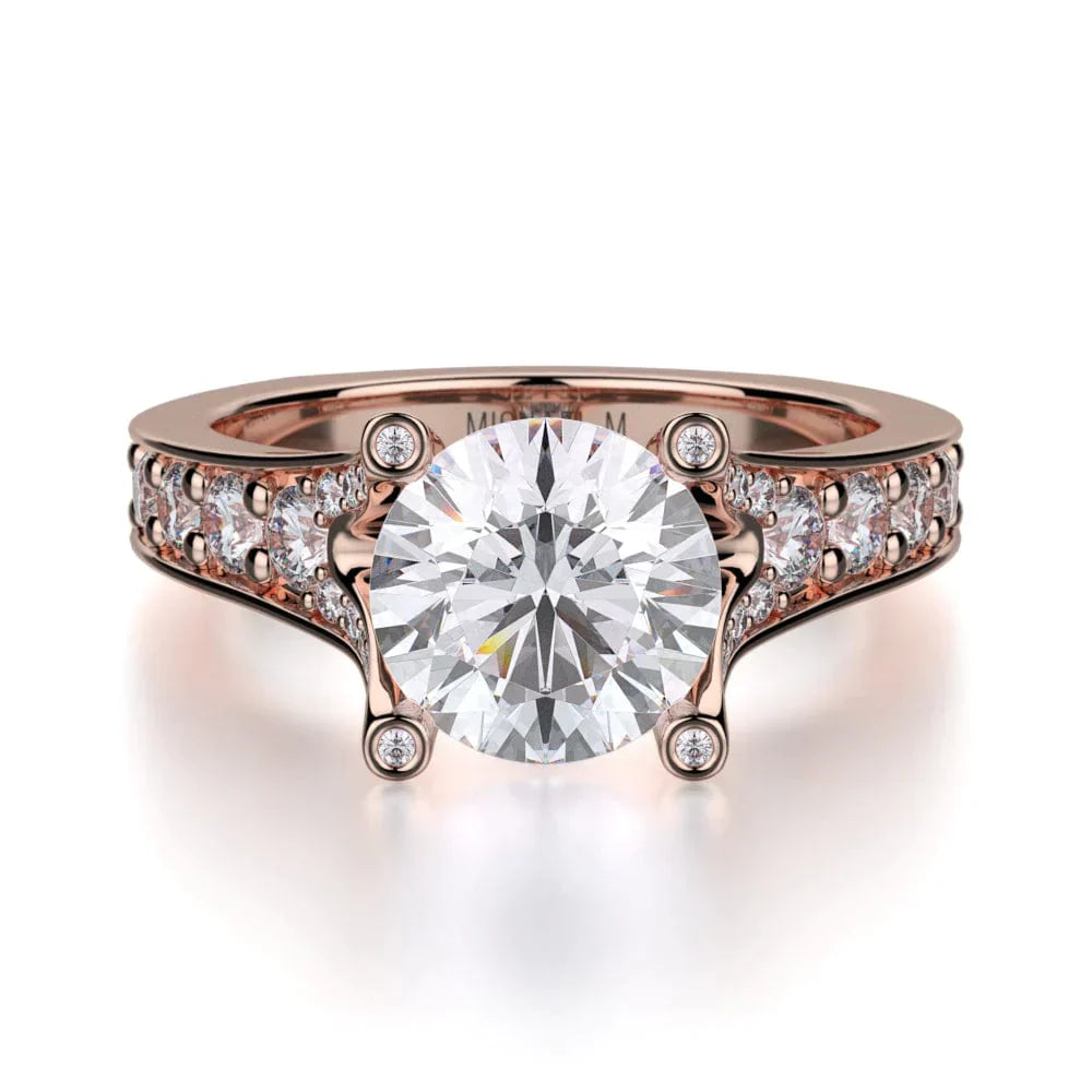 MICHAEL M Engagement Rings Rose Gold Trinity R507-1 R507-1RG