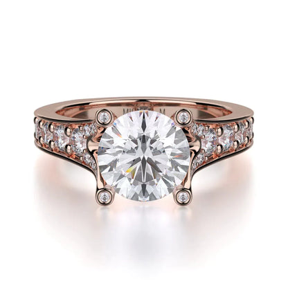 MICHAEL M Engagement Rings Rose Gold Trinity R507-1 R507-1RG