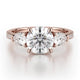 MICHAEL M Engagement Rings Rose Gold Trinity R758-2 R758-2RG