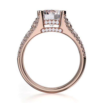 Michael M Round Engagement Ring