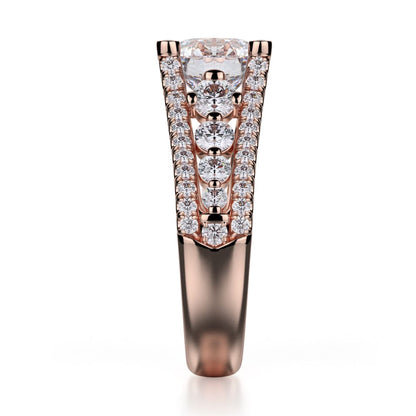 Michael M Round Engagement Ring