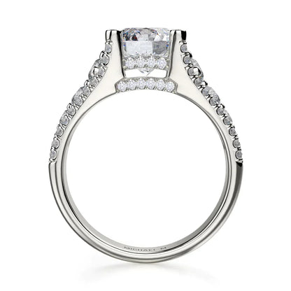 Michael M Round Engagement Ring