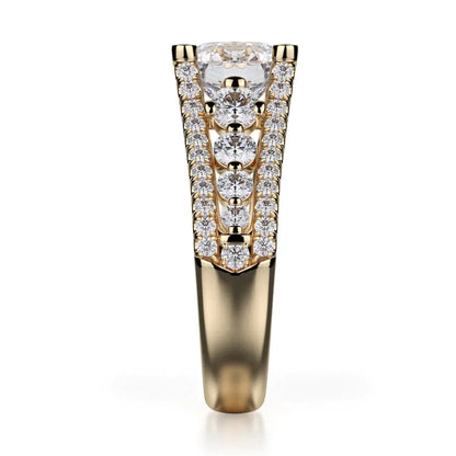 Michael M Round Engagement Ring