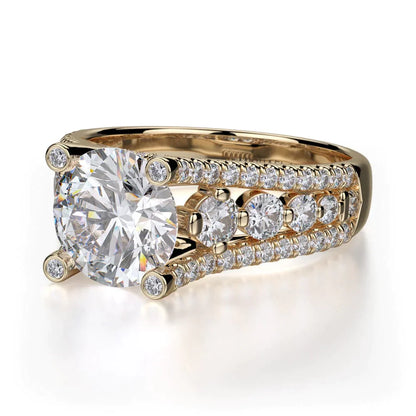 Michael M Round Engagement Ring