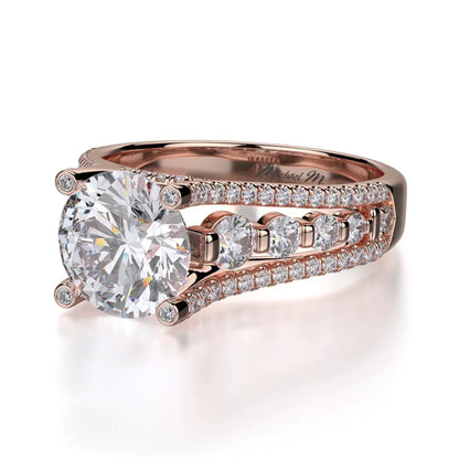 Michael M Round Engagement Ring