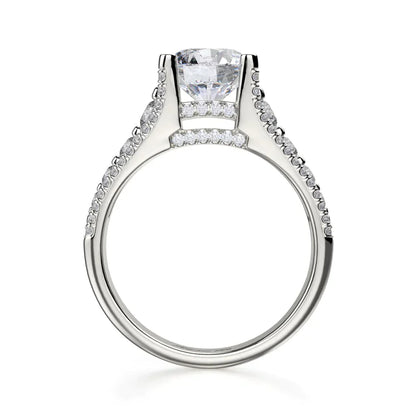 Michael M Round Engagement Ring