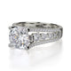 Michael M Round Engagement Ring