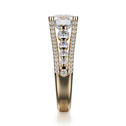 Michael M Round Engagement Ring