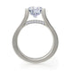 Michael M Pave Round Engagement Ring