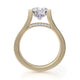Michael M Pave Round Engagement Ring