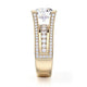 Michael M Pave Round Engagement Ring
