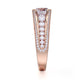 Michael M Pave Round Engagement Ring