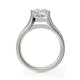Michael M Pave Round Engagement Ring