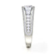 Michael M Pave Round Engagement Ring
