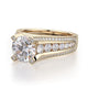 Michael M Pavé Round Engagement Ring
