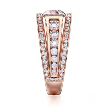 Michael M Channel Round Engagement Ring