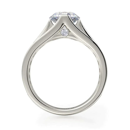 Michael M Channel Round Engagement Ring