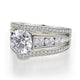 Michael M Channel Round Engagement Ring