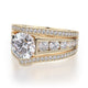 Michael M Channel Round Engagement Ring