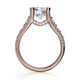 Michael M Bezel Round Engagement Ring