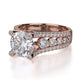Michael M Bezel Round Engagement Ring