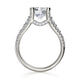 Michael M Bezel Round Engagement Ring