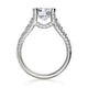 Michael M Bezel Round Engagement Ring