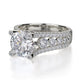 Michael M Bezel Round Engagement Ring
