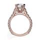 Michael M Prong Round Engagement Ring