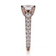 Michael M Prong Round Engagement Ring