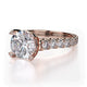 Michael M Prong Round Engagement Ring