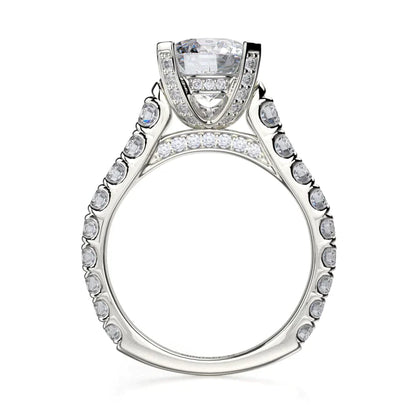 Michael M Prong Round Engagement Ring
