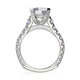 Michael M Prong Round Engagement Ring