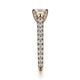 Michael M Pave Round Engagement Ring