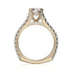Michael M Pave Round Engagement Ring