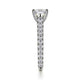 Michael M Pave Round Engagement Ring