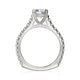 Michael M Pave Round Engagement Ring