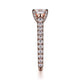 Michael M Pave Round Engagement Ring